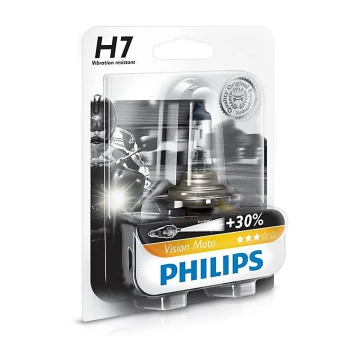 Moto bulb Philips X-TREME VISION MOTO 12972PRBW H7 PX26d/55W/12V 3200K